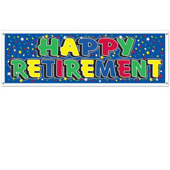 Image de DECOR - RETIREMENT SIGN BANNER