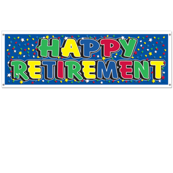 Picture of DECOR - RETIREMENT SIGN BANNER