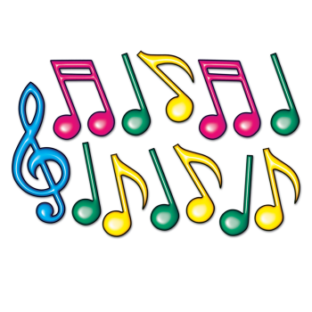 Image de 50'S - NEON MUSIC NOTE SILHOUETTES
