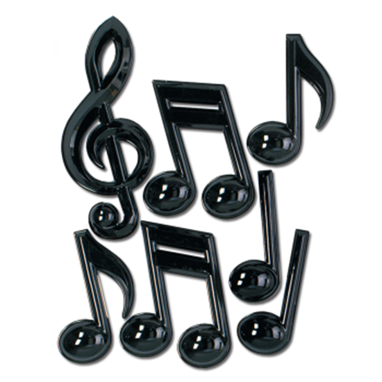 Picture of 50'S - PLASTIC MUSICAL NOTES