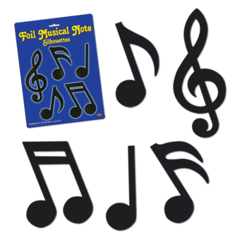 Image de 50'S - MUSICAL NOTES - ASSORTED SIZES