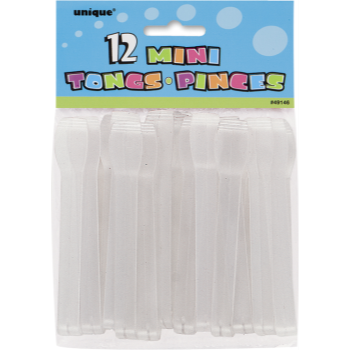 Image de Mini Clear Plastic Tongs