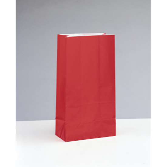 Picture of PAPER PARTY BAGS -RUBY RED