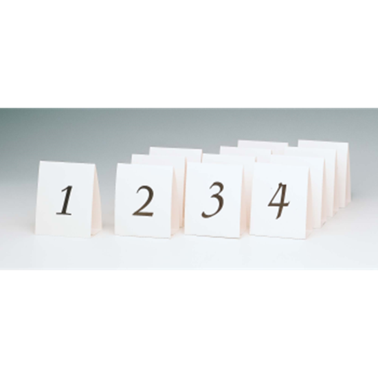 Image sur TABLE NO. TENT PLACECARD 1-12