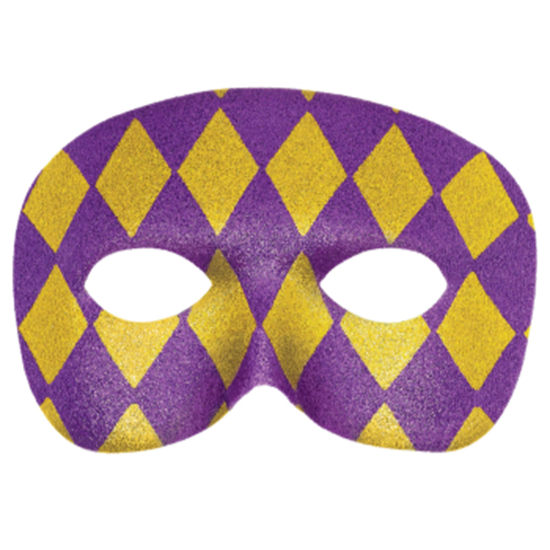 Picture of HARLEQUIN GLITTER MASK