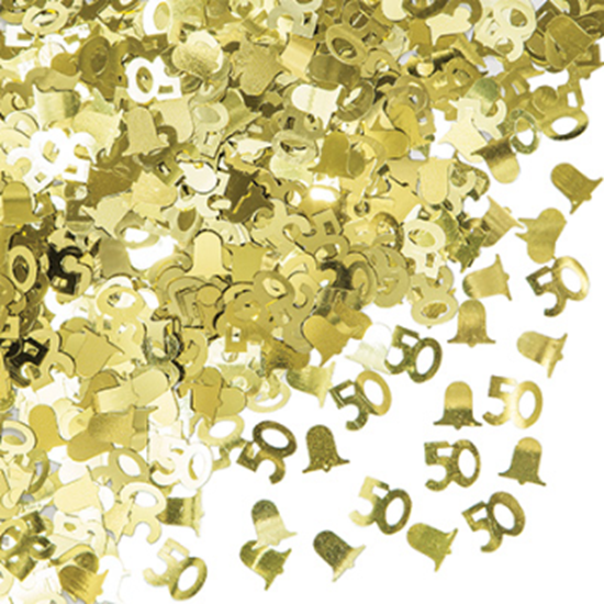 Image sur 50th GOLD CONFETTI