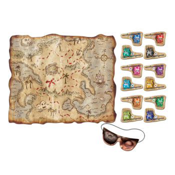 Picture of PIRATE - TREASURE MAP PARTY GAME