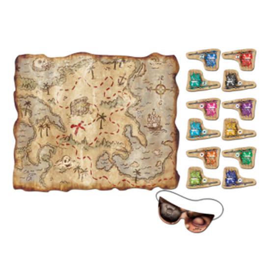 Image sur PIRATE - TREASURE MAP PARTY GAME