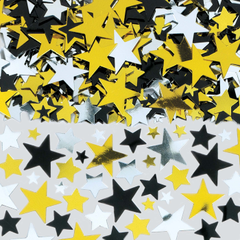 Image de Hollywood Metallic Stars Confetti