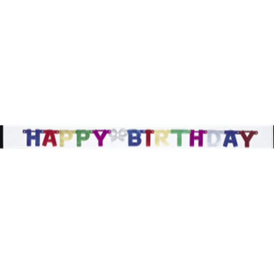 Picture of DECOR - HAPPY BIRTHDAY LETTER BANNER