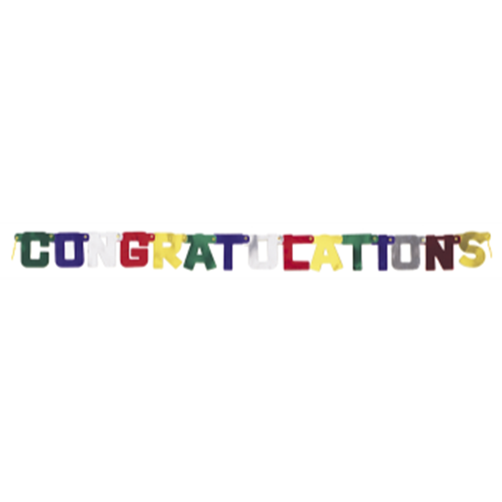 Image sur CONGRATULATIONS BANNER  - MULTI UNIQUE