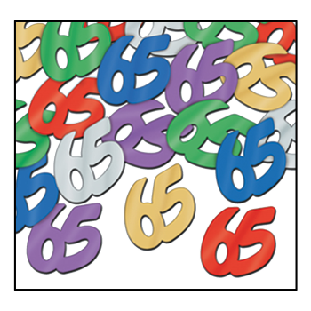Image de 65th - CONFETTI MULTICOLOUR