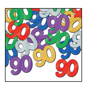 Image de 90th - MULTICOLOUR CONFETTI