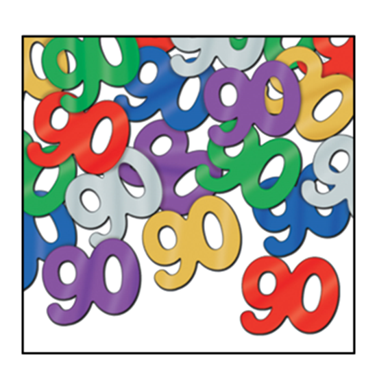 Image sur 90th - MULTICOLOUR CONFETTI