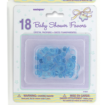 Picture of BLUE 1" PACIFIERS FAVORS