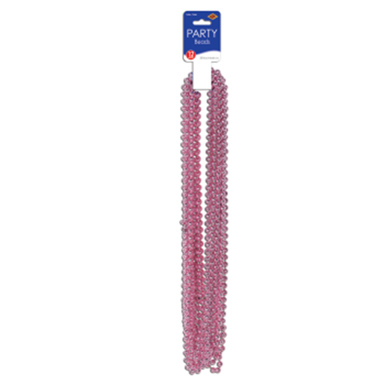 Picture of PINK PARTY BEADS 12/PKG