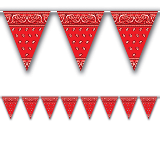 Image sur DECOR - WESTERN PENNANT BANNER