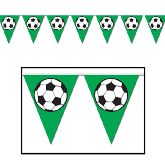 Picture of SOCCERBALL PENNANT BANNER