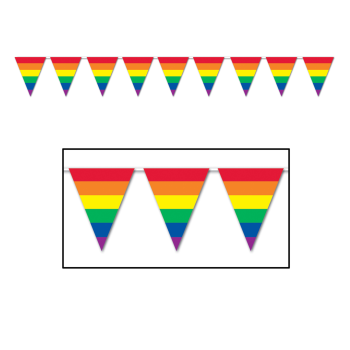 Image de RAINBOW PENNANT BANNER