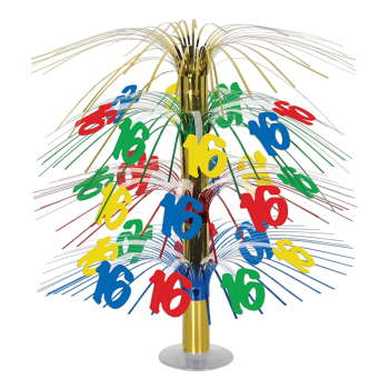 Image de 16th MULTI COLORED CASCADE CENTERPIECE