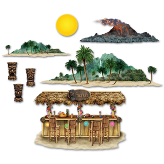 Picture of TIKI BAR AND ISLAND INSTA THEME DECO
