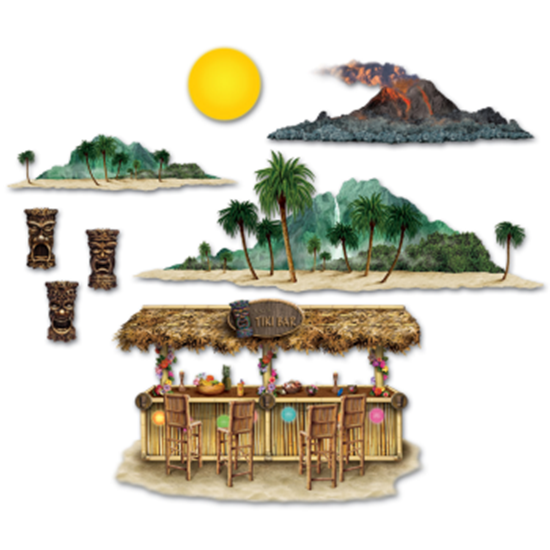 Image sur TIKI BAR AND ISLAND INSTA THEME DECO