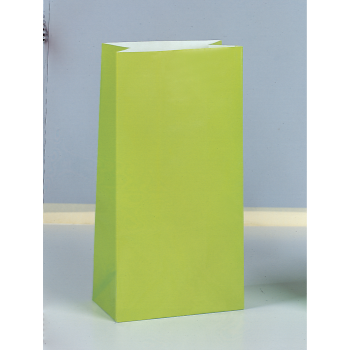 Picture of PAPER PARTY BAGS - LIME GREEN