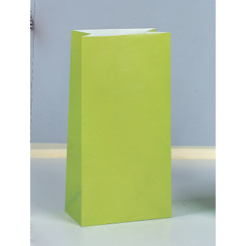 Image de PAPER PARTY BAGS - LIME GREEN