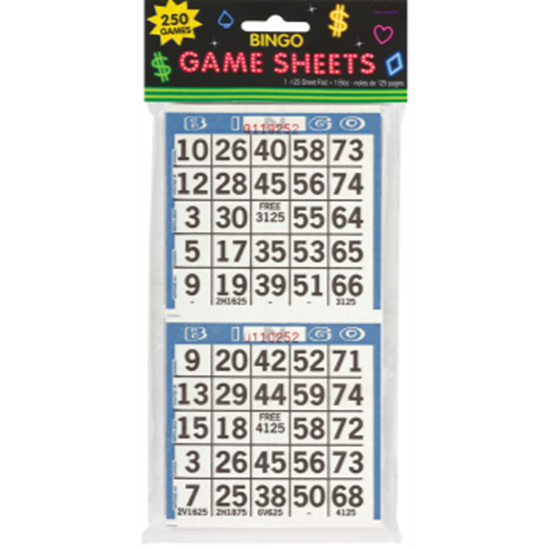 Picture of BINGO GAME SHEETS