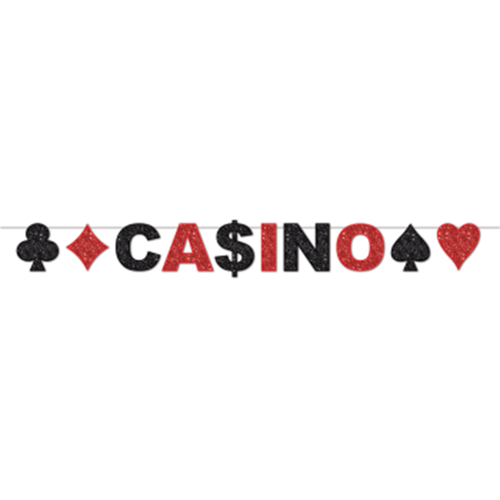 Image sur GLITTERED CASINO BANNER