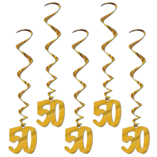 Picture of 50th ANNIVERSARY WHIRLS - GOLD