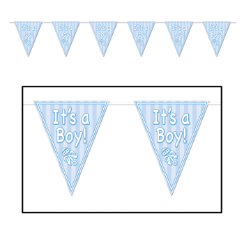 Image de IT'S A BOY PENNANT BANNER