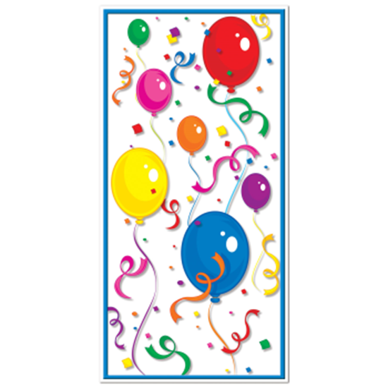 Picture of BALLOONS/CONFETTI DOOR COVER