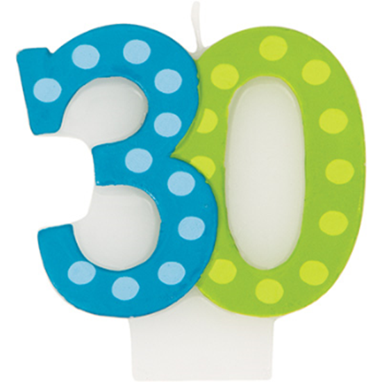 Picture of 30th NUMERAL CANDLE