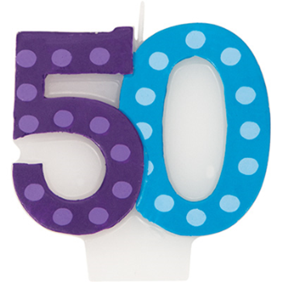 Picture of 50th -  NUMERAL CANDLE