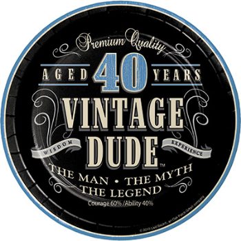 Image de 40th VINTAGE DUDE - 7" PLATES