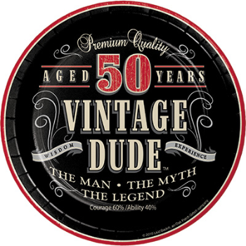 Image de 50th - VINTAGE DUDE - 7" PLATES