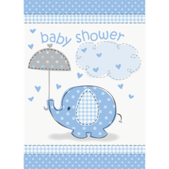 Image sur BLUE UMBRELLAPHANTS INVITATIONS