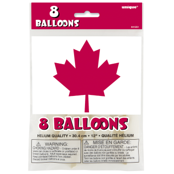 Picture of CANADA DAY BALLOONS 8/PKG