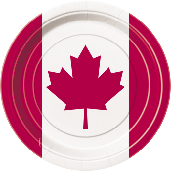 Image de CANADA DAY LEAF 7" PLATE