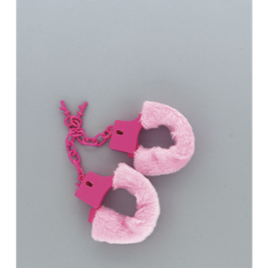 Picture of BRIDE TO BE FUZZY PINK WRIST CUFFS