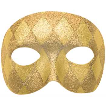 Image de GOLD GLITTER MASK