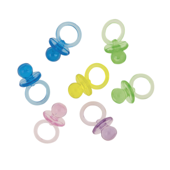 Picture of FAVORS 1" PACIFIERS - ASSORTED COLOURS