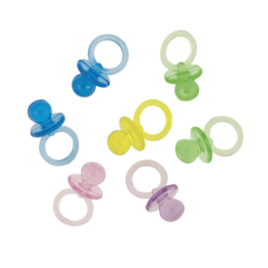 Picture of FAVORS 1" PACIFIERS - ASSORTED COLOURS