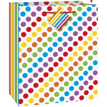 Picture of RAINBOW BDAY - MED GIFT BAG