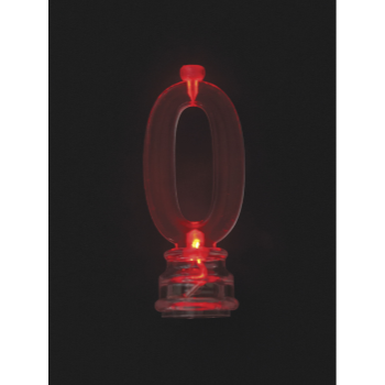 Image de FLASHING NUMERAL CANDLE HOLDER - 0
