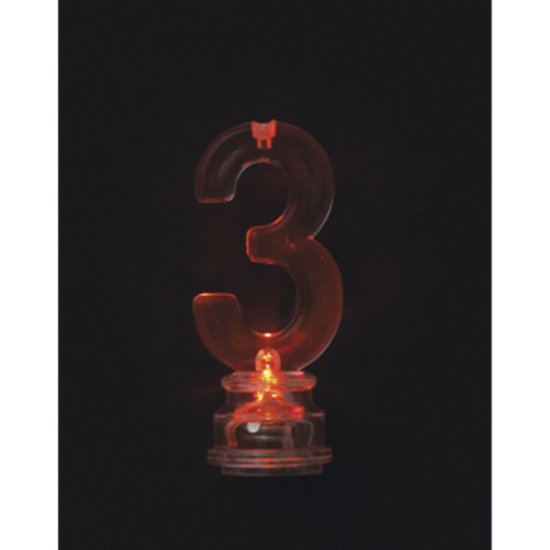 Picture of FLASHING NUMERAL CANDLE HOLDER - 3