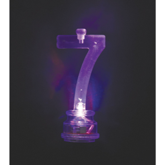 Picture of FLASHING NUMERAL CANDLE HOLDER - 7