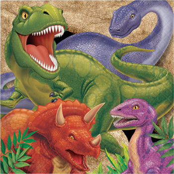 Image de DINO BLAST - LUNCHEON NAPKIN