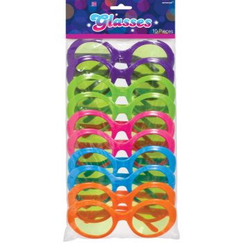 Image de 70'S COLORED GLASSES - 10/PKG